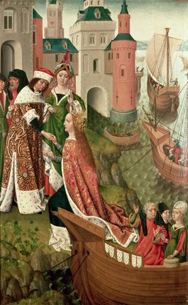 St. Ursula Bidding Farewell To Her Parents — Master Of The Legend Of Saint Ursula