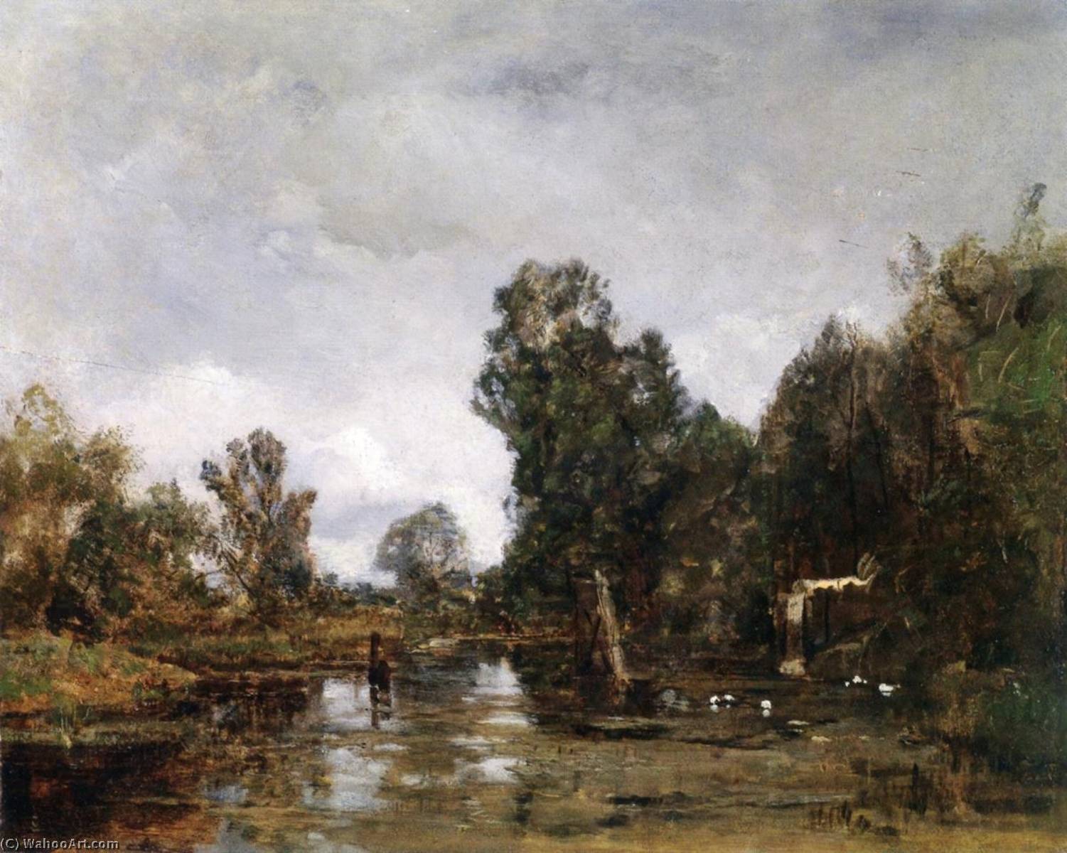Motif From The Vienna Prater (krieau) — Emil Jacob Schindler