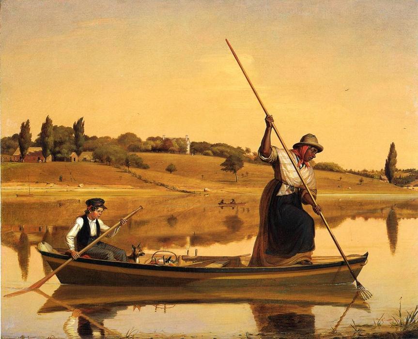 Eel Spearing At Setauket (also Known As Recolections Of Early Days - Fishing Along Shore'')'' — Vilijam Sidni Maunt