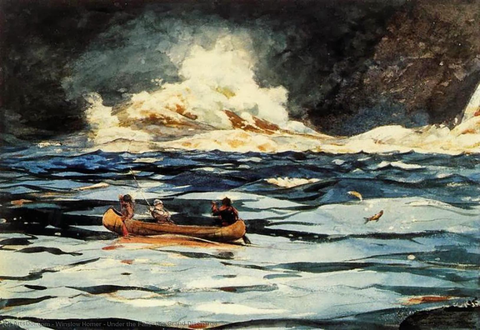 Under The Falls, The Grand Discharge — Винслоу Хомер