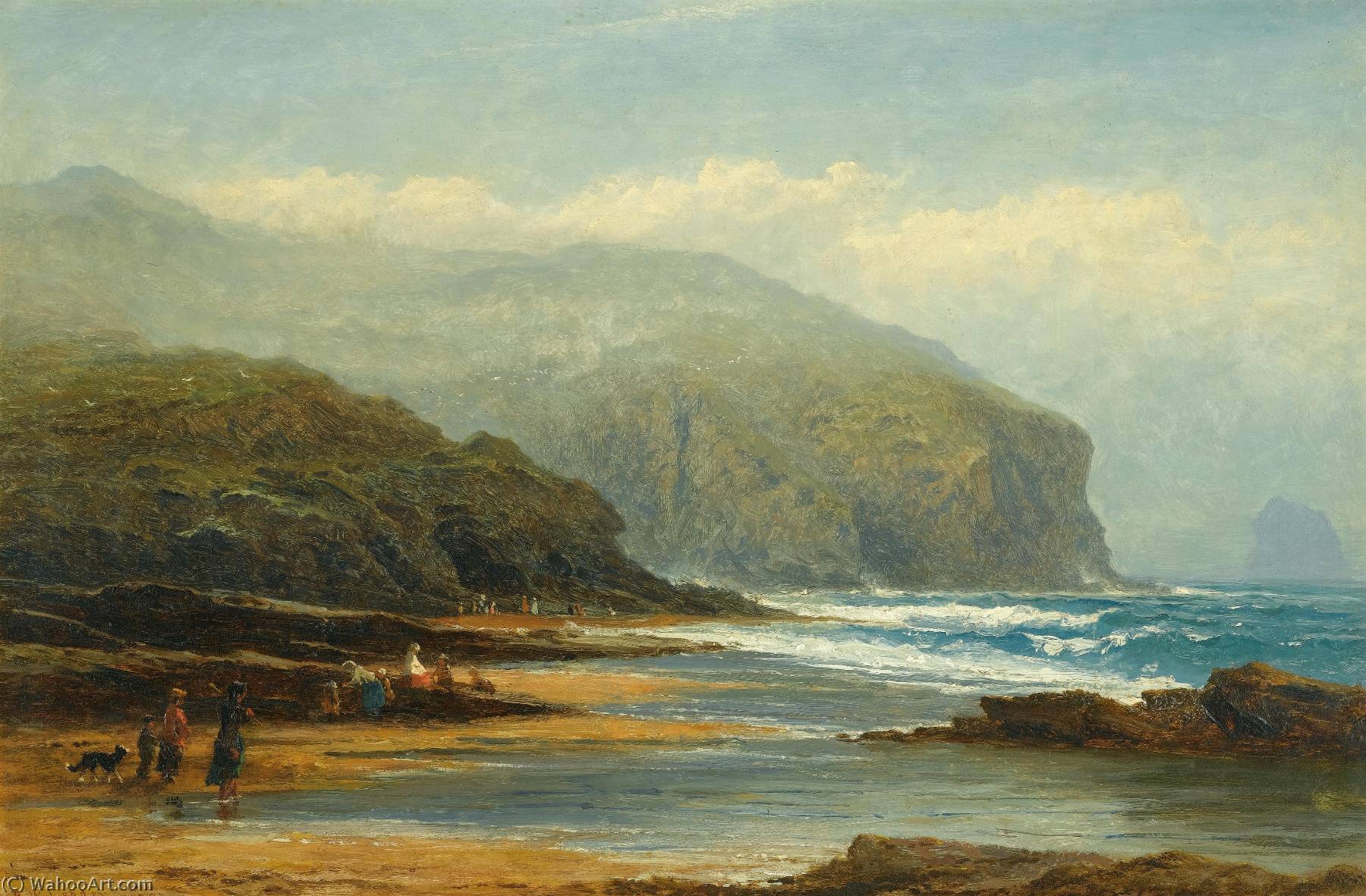 Near Tintagel — R.a Benjamin Williams Leader