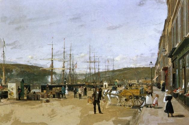 At The Quayside — Dit Luigi Loir Aloys François Joseph Loir