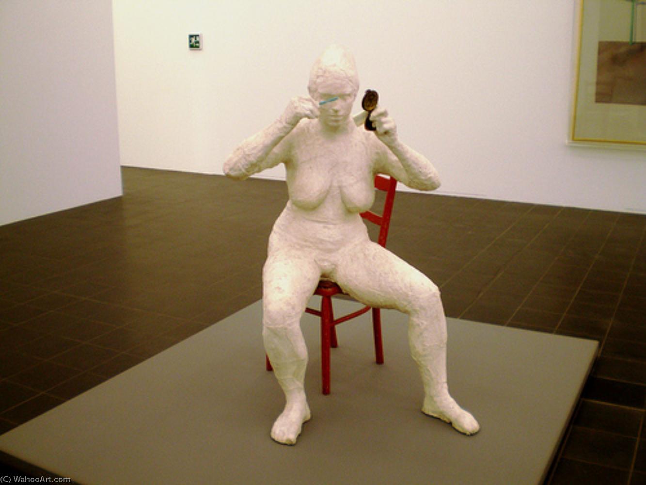 Girl Putting On Mascara — George Segal