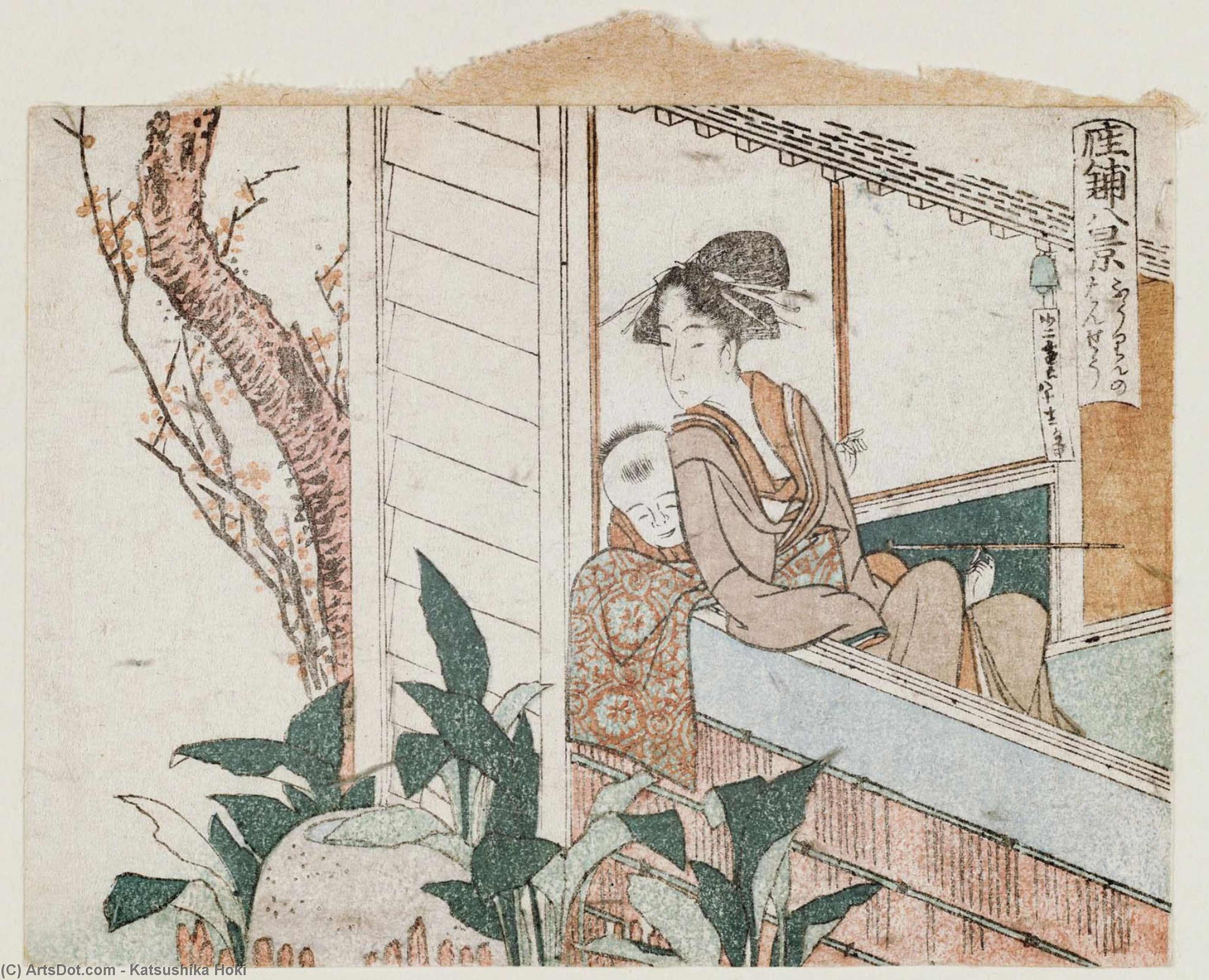 Evening Bell Of The Wind Chime — Katsushika Hokusai