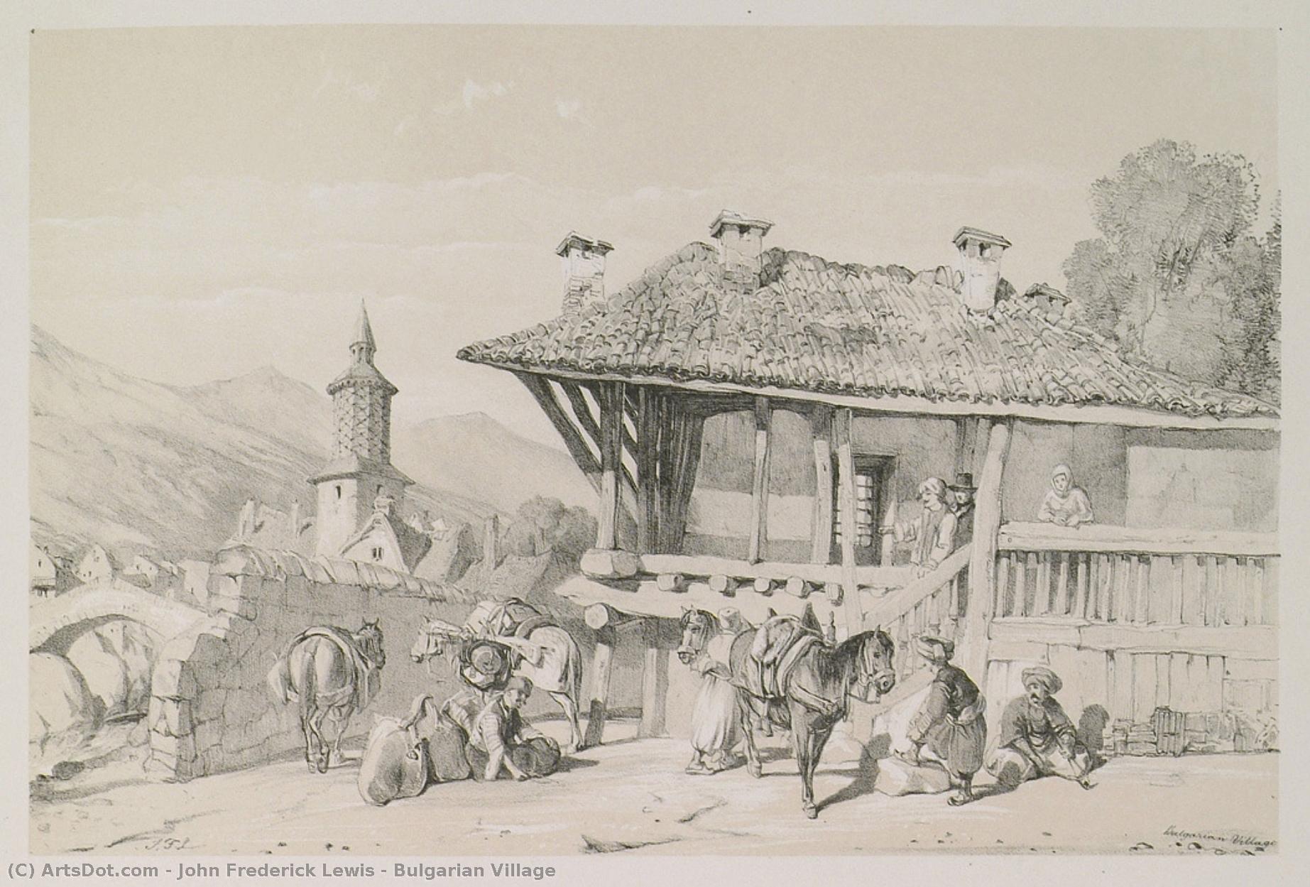 Bulgarian Village — John Frederick Lewis