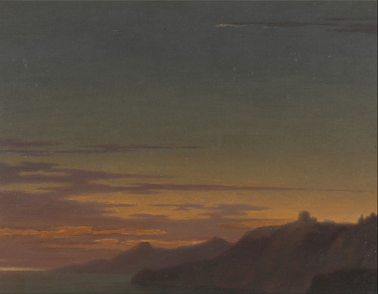 Close Of The Day- Sunset On The Coast — Alexander Cozens