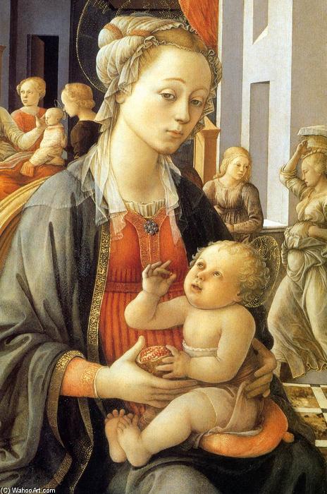 Madonna With The Child And Scenes From The Life Of St Anne (detail) — Filippo Di Tommaso Lippi