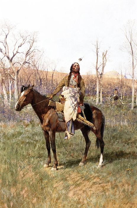 Crow Scouts — Henry F Farny