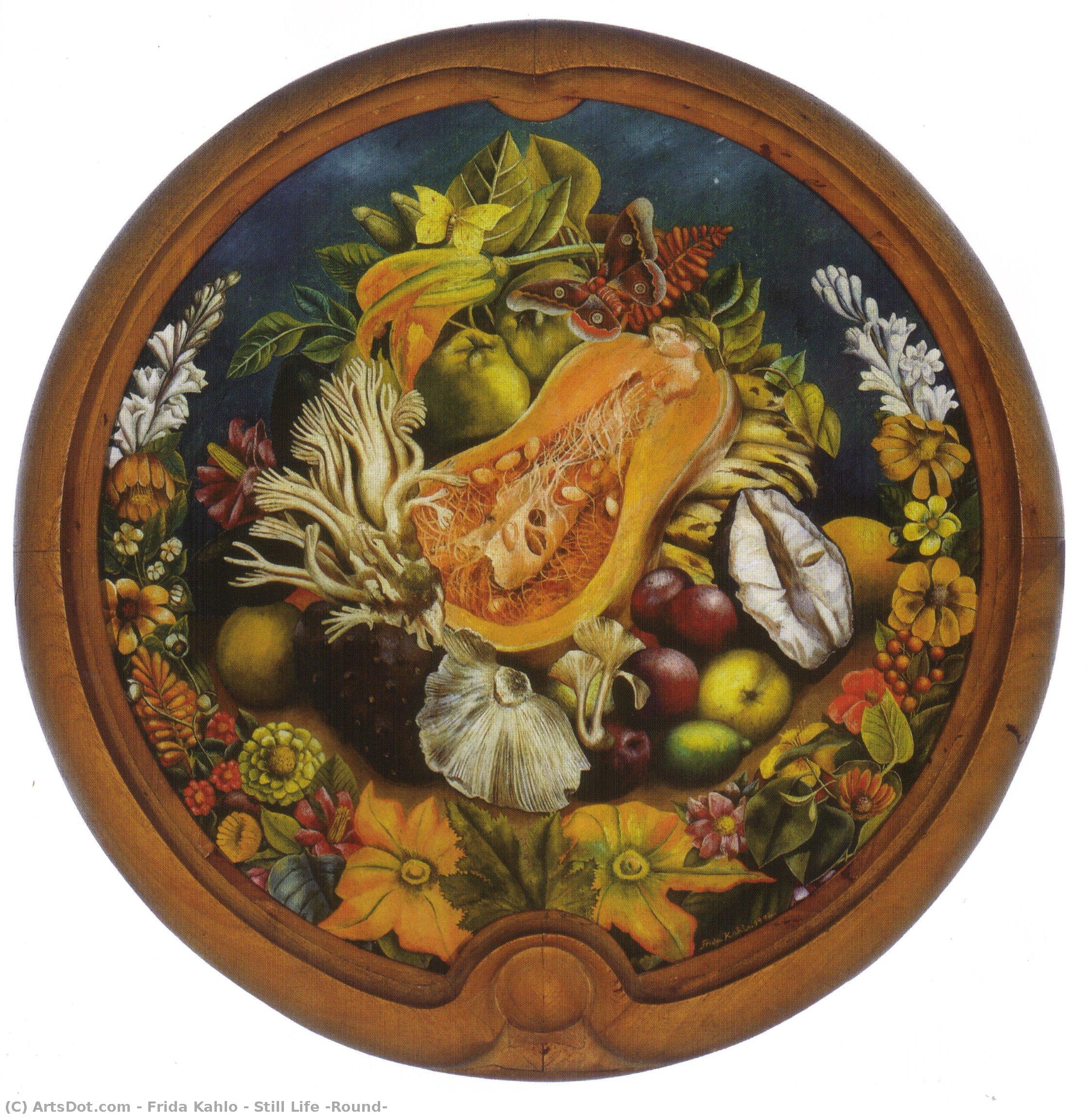 Still Life (round) — フリーダ・カーロ