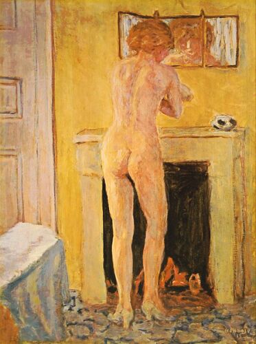 Nude At The Fireplace — Пьер Боннар