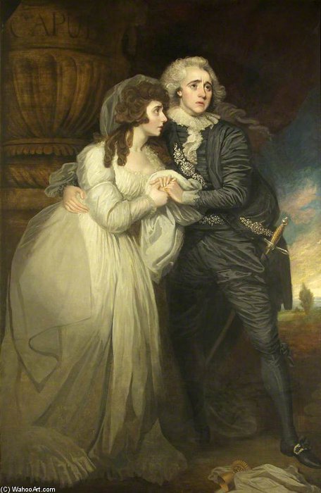 Anne Brunton And Joseph Holman As Romeo And Juliet In 'romeo And Juliet' — Mather Brown