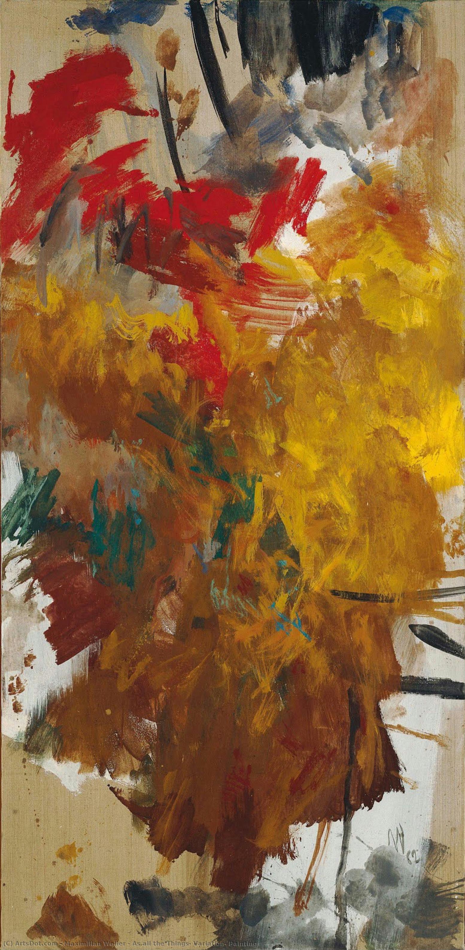 As All The Things… Variation, Painting — Maximilian Weiler