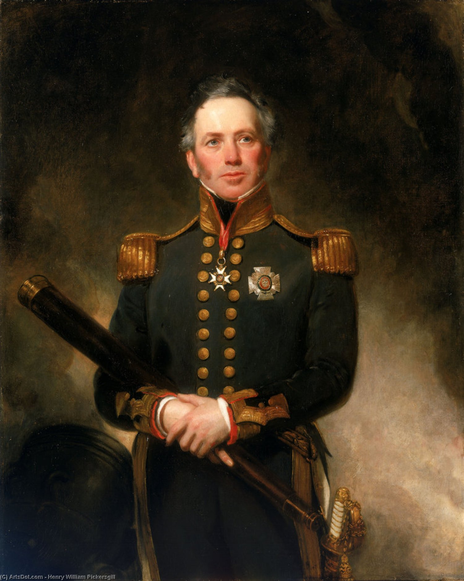 Rear-admiral Sir Edward Brace — Henry William Pickersgill