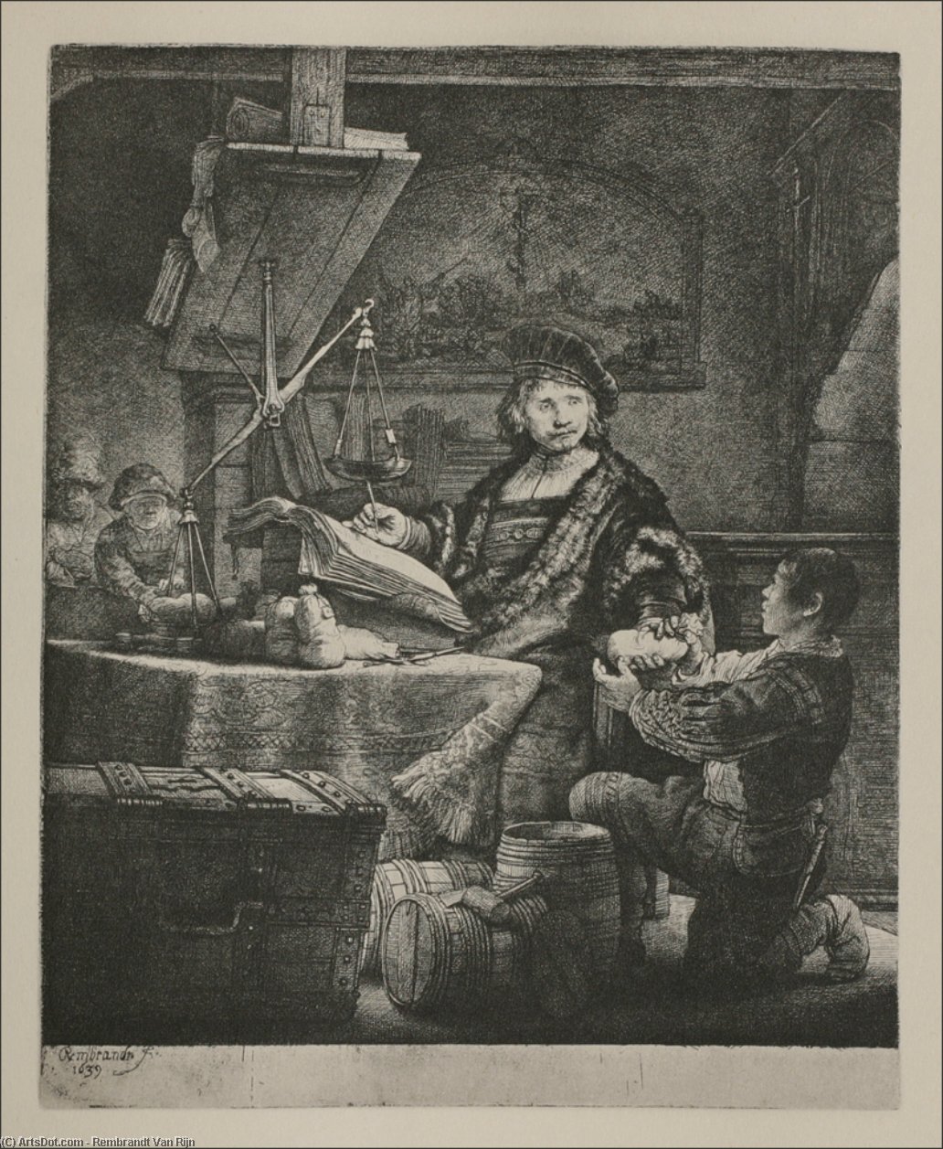 Wittenboogaert, 'der Goldwieger' — Rembrandt Van Rijn