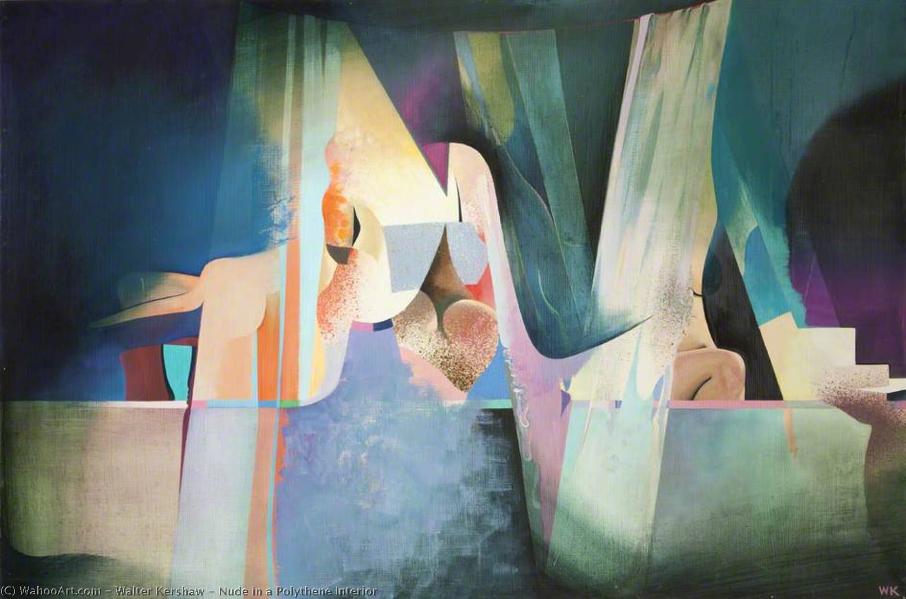 Nude In A Polythene Interior — Walter Kershaw