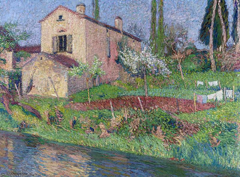 Maison De Marie Louise En Printemps A Labastide Du Vert — Henri Jean Guillaume Martin