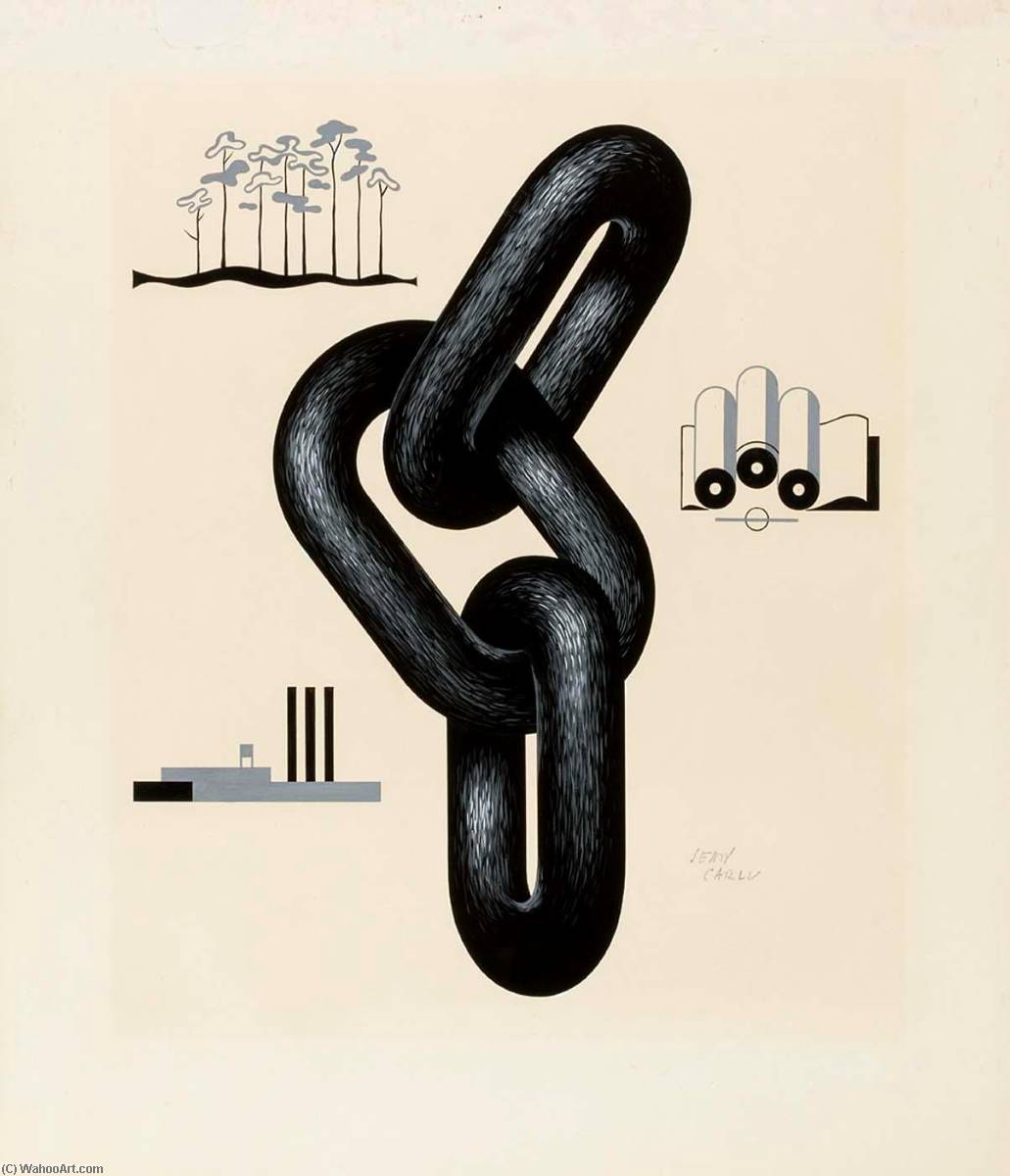 In One Organization, From The Early Series — Jean Carlu