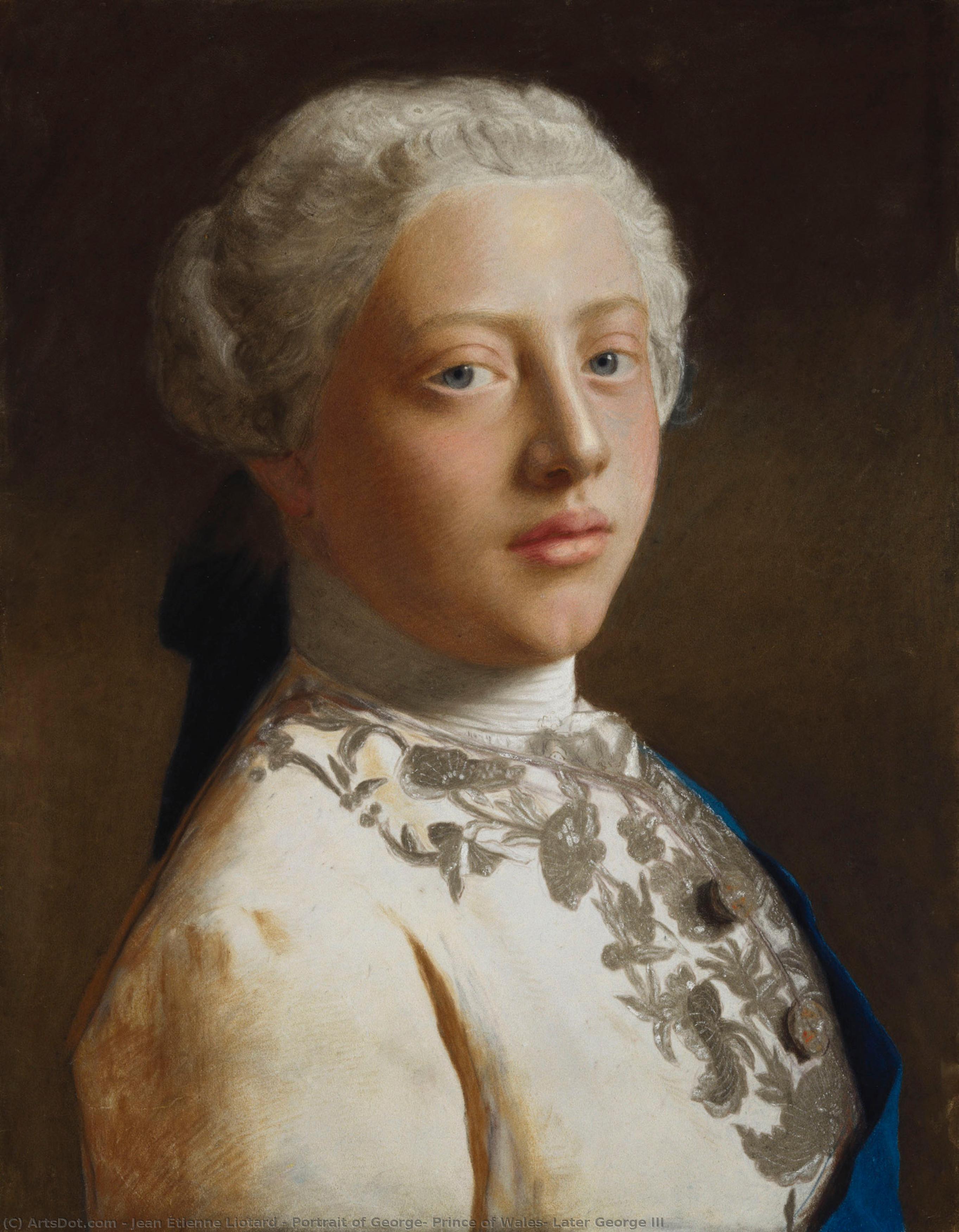 Portrait Of George, Prince Of Wales, Later George Iii — Jean-étienne Liotard
