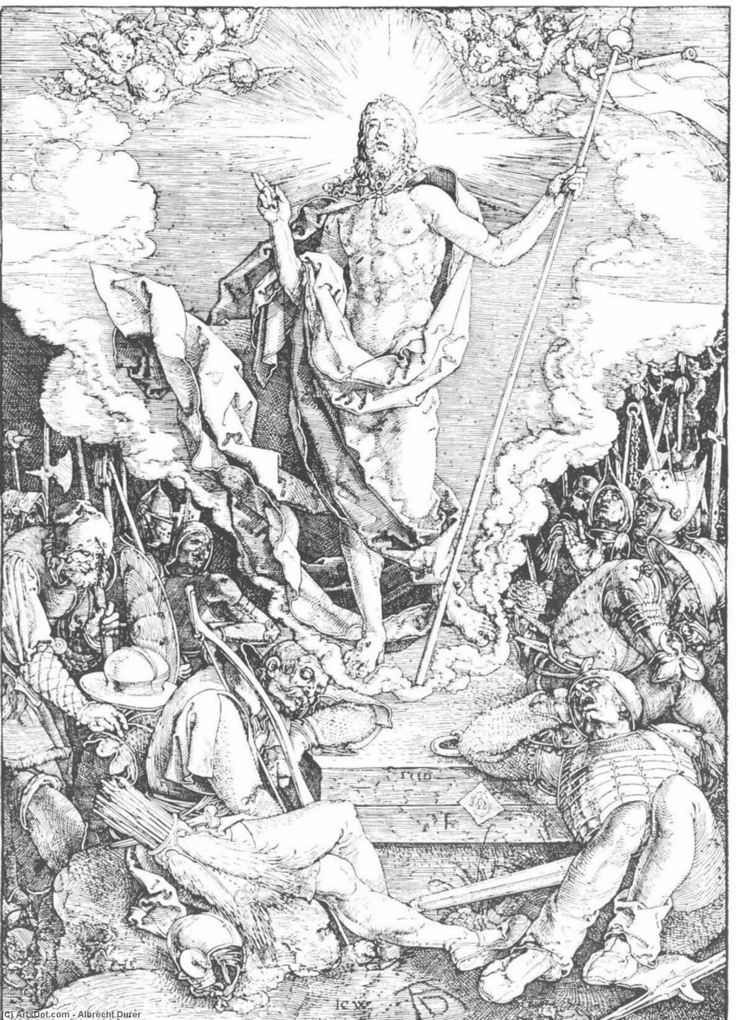 The Resurrection Of Christ — Albrecht Dürer