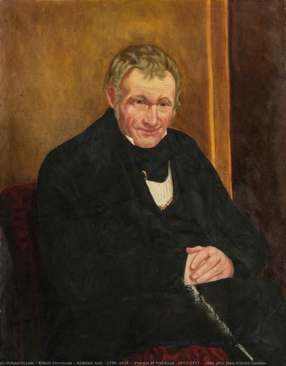 Roderick Gray (1788–1858), Provost Of Peterhead (1843–1857) (copy After John Watson Gordon) — Robert Stevenson