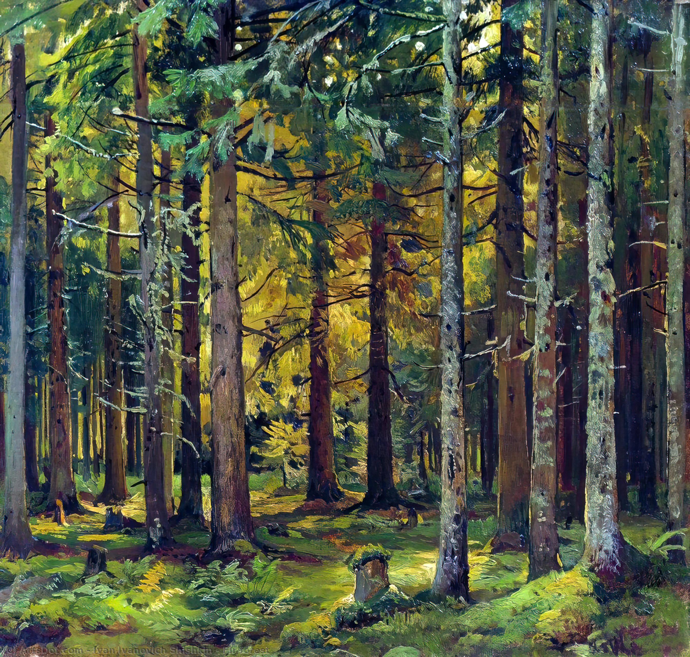 Fir Forest — Ivan Ivanovich Shishkin