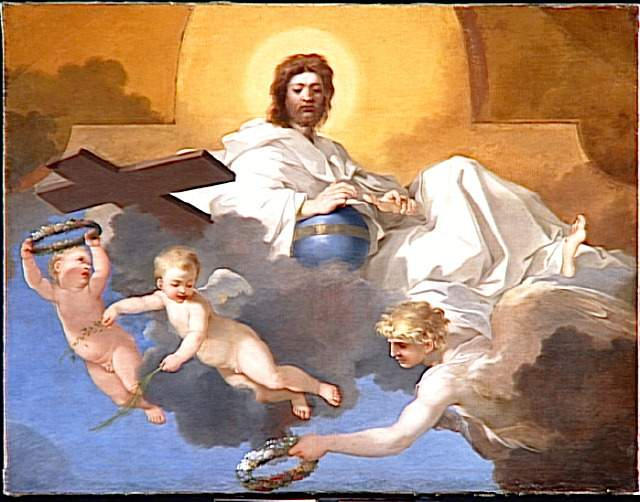 Le Christ Entoure D'anges — Sébastien Bourdon