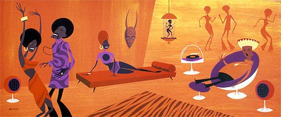 Mighty Sparrowold, Rich And Decadent — Josh Agle (shag)
