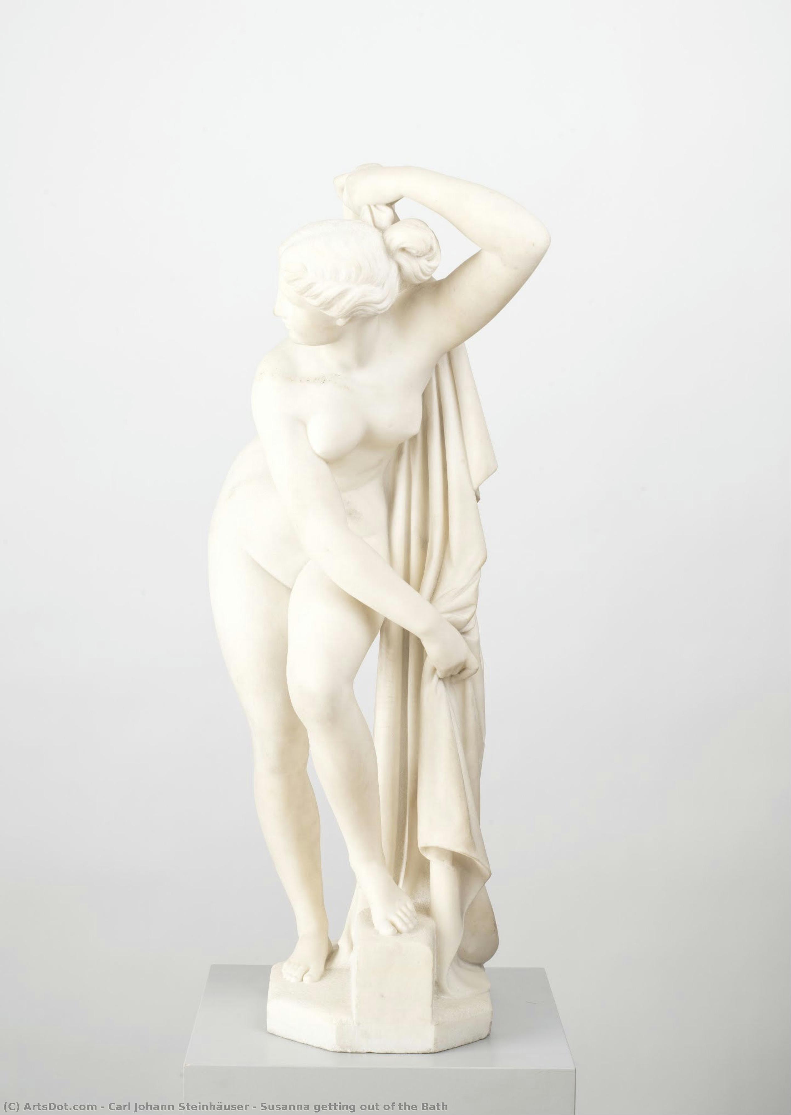 Susanna Getting Out Of The Bath — Carl Johann Steinhäuser