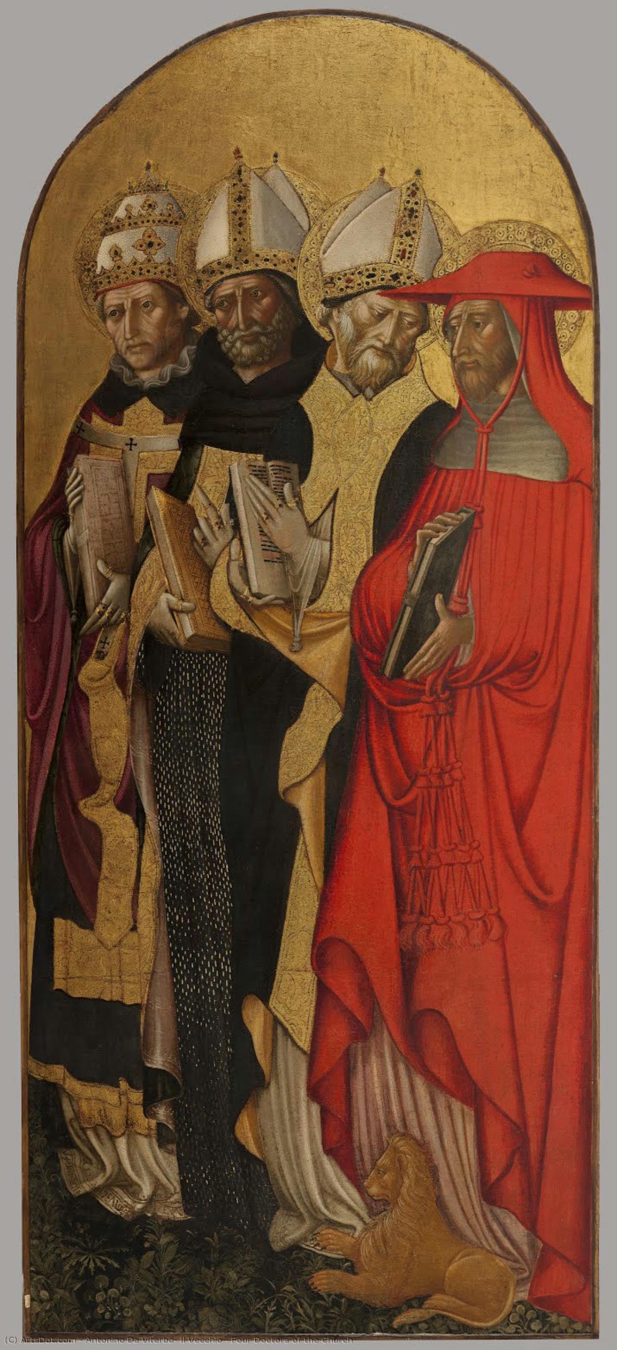 Four Doctors Of The Church — Antonino Da Viterbo, Il Vecchio