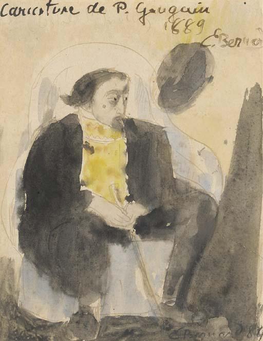 Caricature De Paul Gauguin - Costal Indien — Émile Bernard