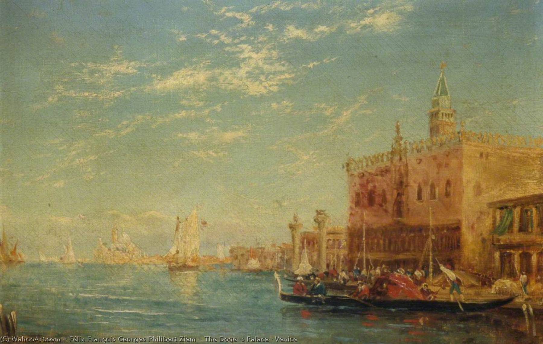 The Doge's Palace, Venice — Félix François Georges Philibert Ziem