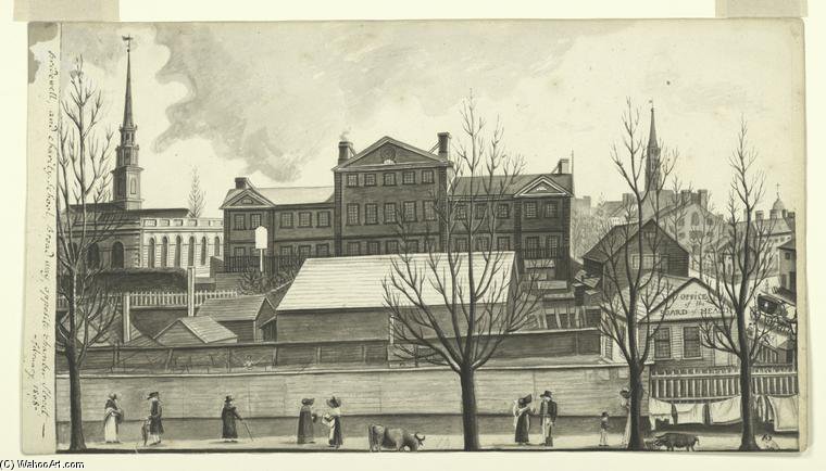 Bridewell, And Charity-school, Broadway, Opposite Chamber Street — Anne Marguerite Hyde De Neuville