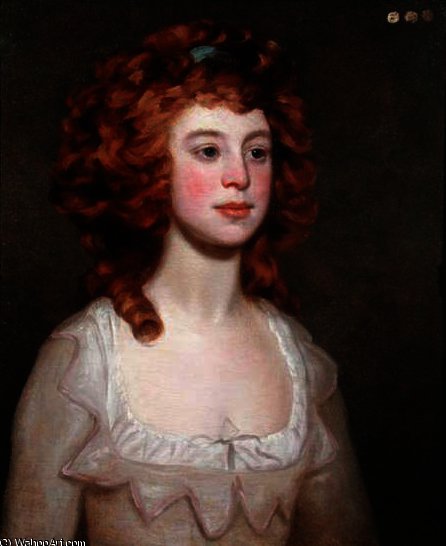 Portrait Of A Young Woman — George Philip Reinagle