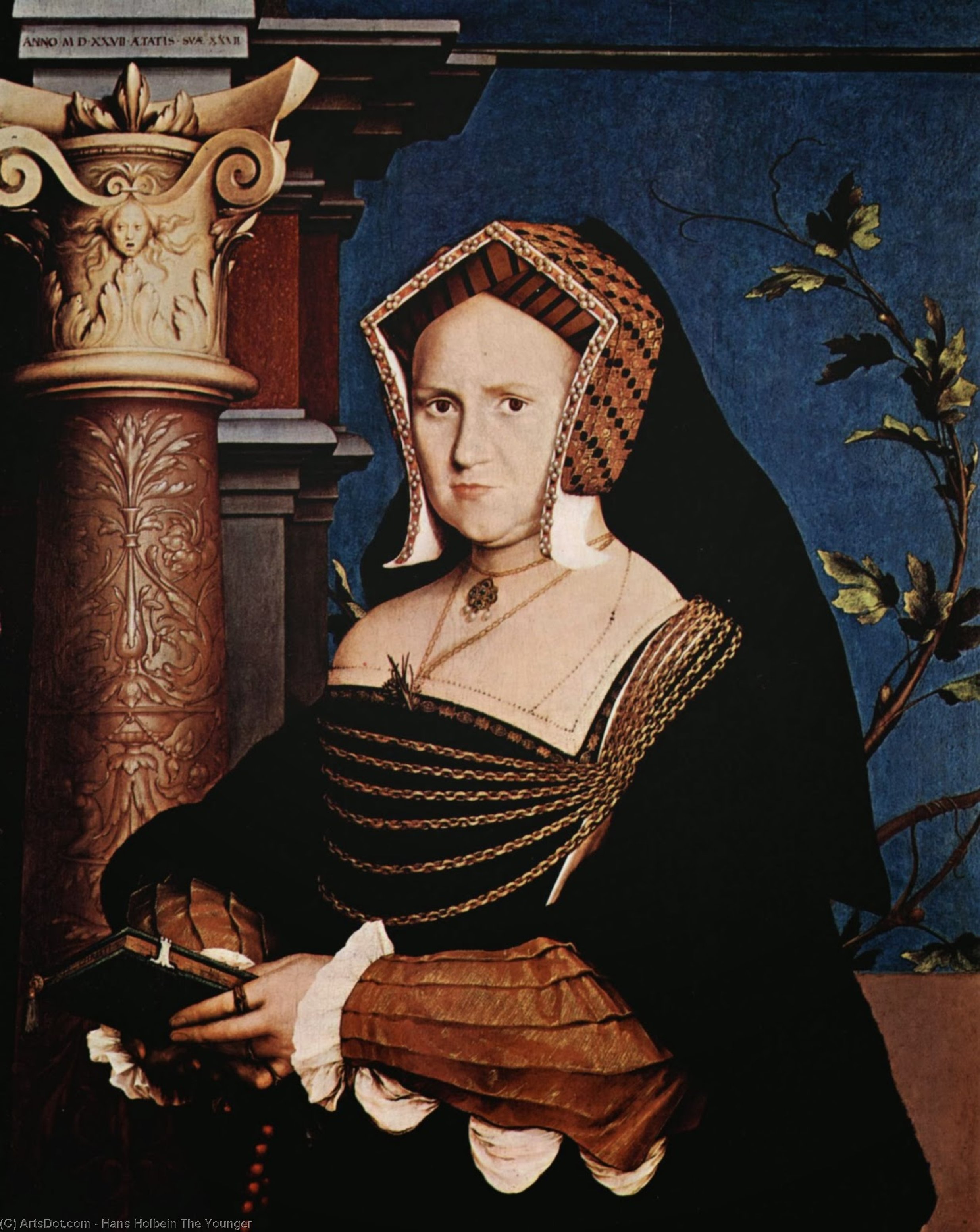 Retrato De Mary Wotton, Lady Guildenford — Hans Holbein El Joven