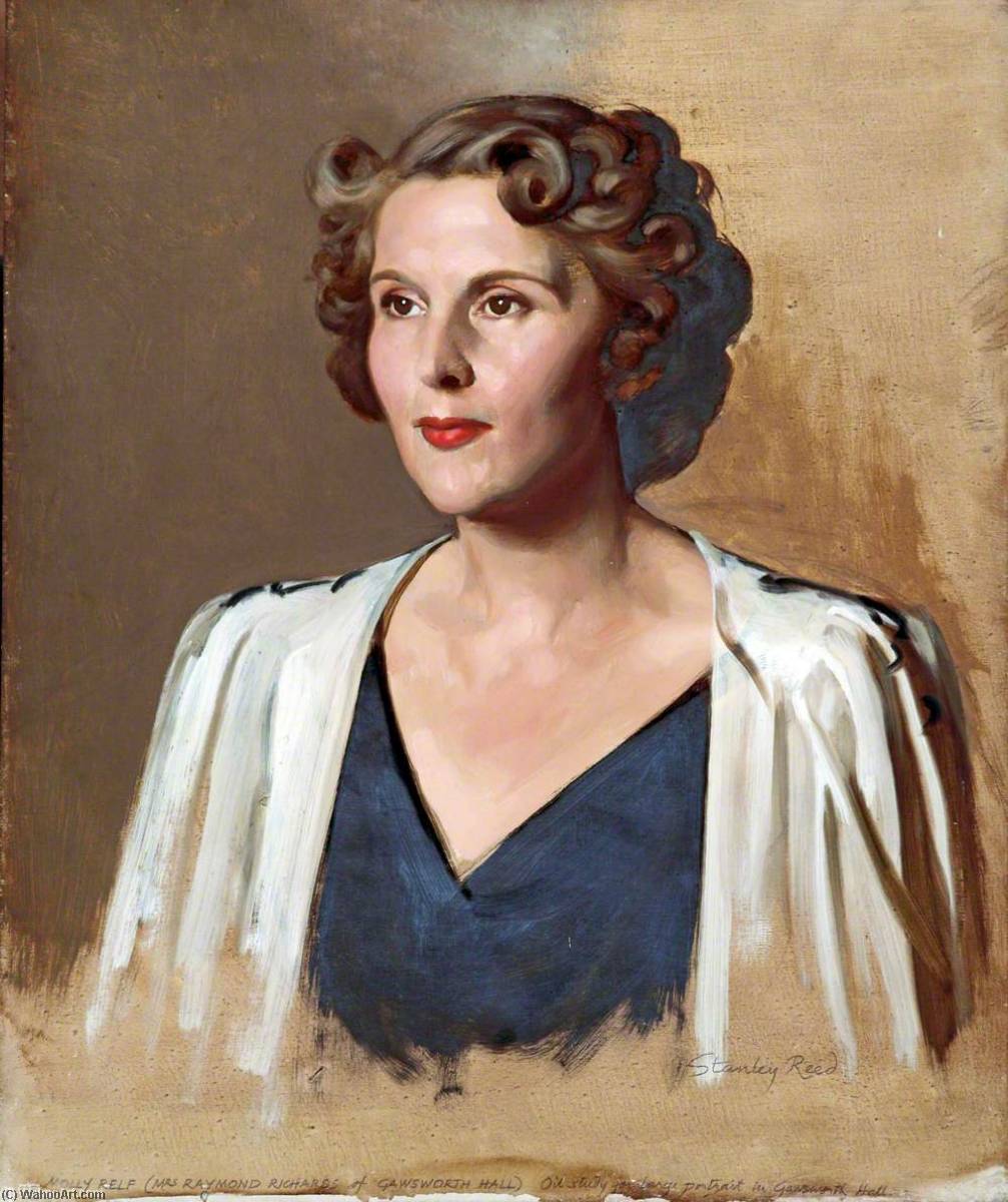Molly Relf (mrs Raymond Richards), Of Gawsworth Hall — Stanley Reed
