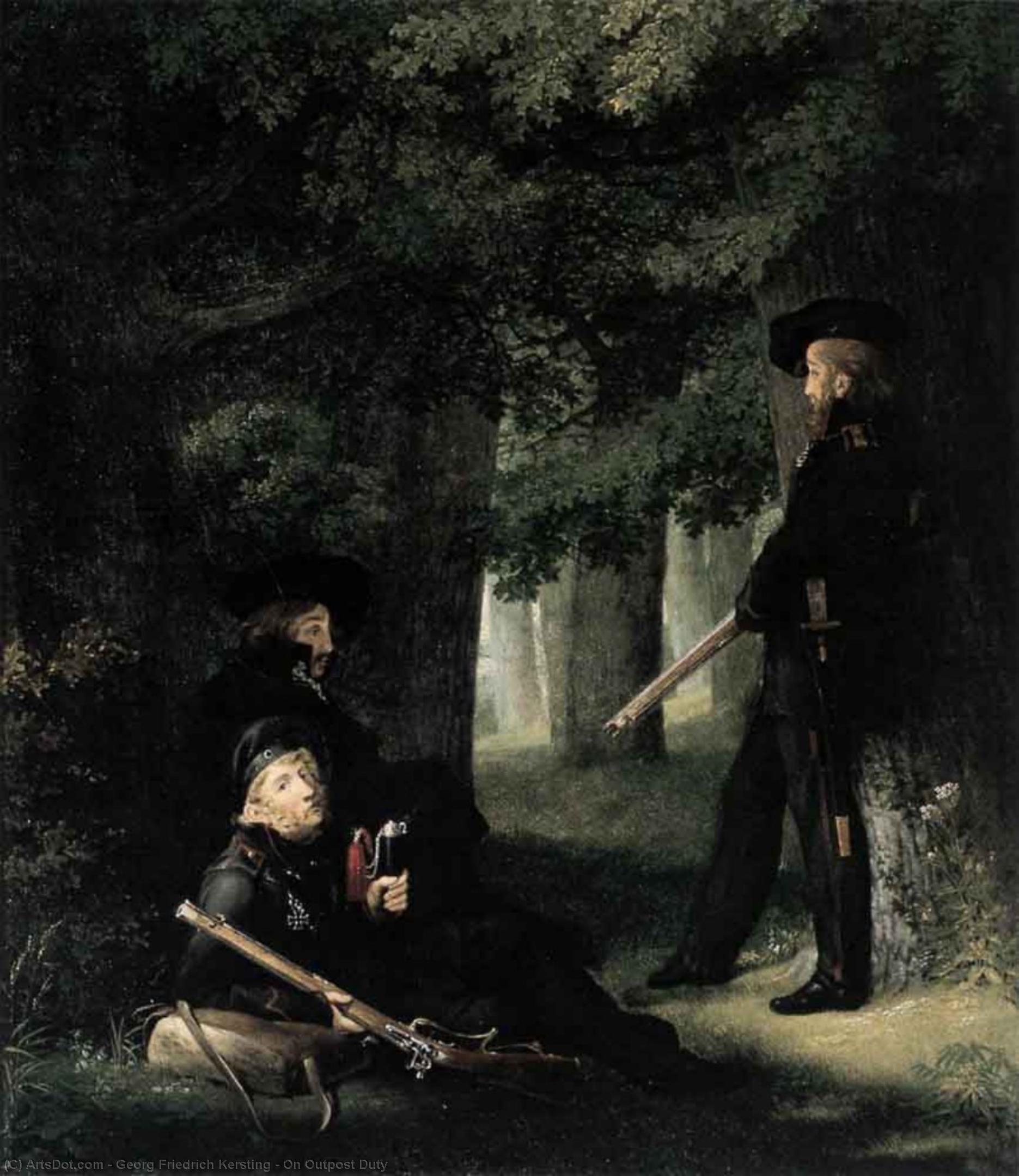 On Outpost Duty — Georg Friedrich Kersting