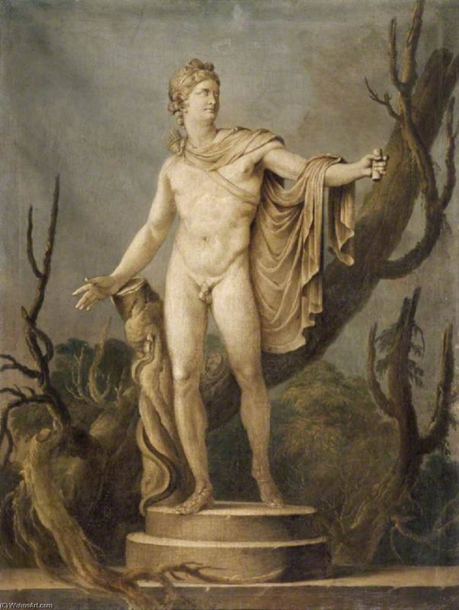The Apollo Belvedere Among Dead Trees — Louis Gabriel Blanchet