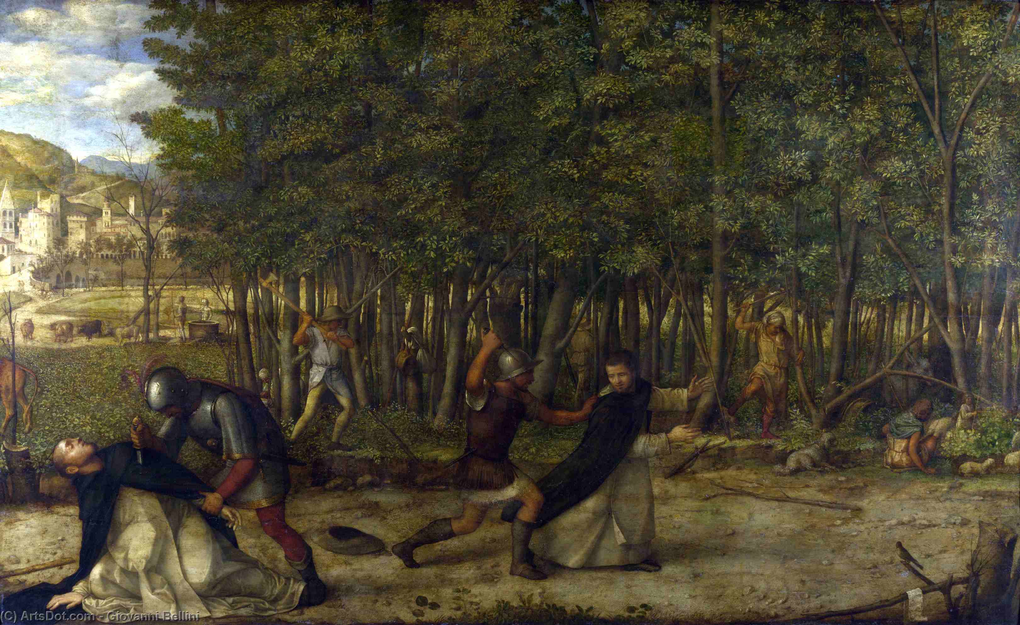 The Assassination Of Saint Peter Martyr — Giovanni Bellini