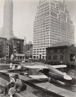 Downtown Skyport, Foot Of Wall Street, Manhattan — Berenice Abbott