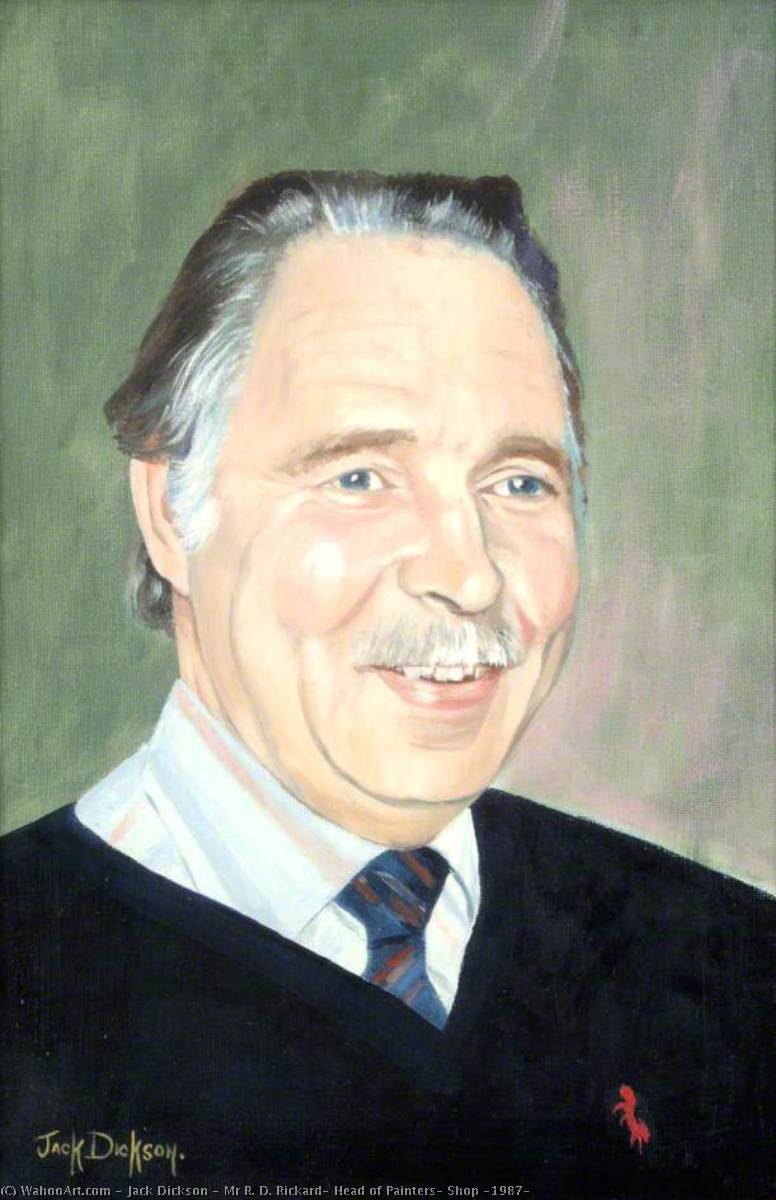 Mr R. D. Rickard, Head Of Painters' Shop (1987) — Jack Dickson