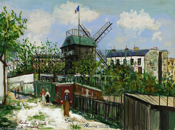 The Mill Of Cake To Montmartre — Maurice Utrillo