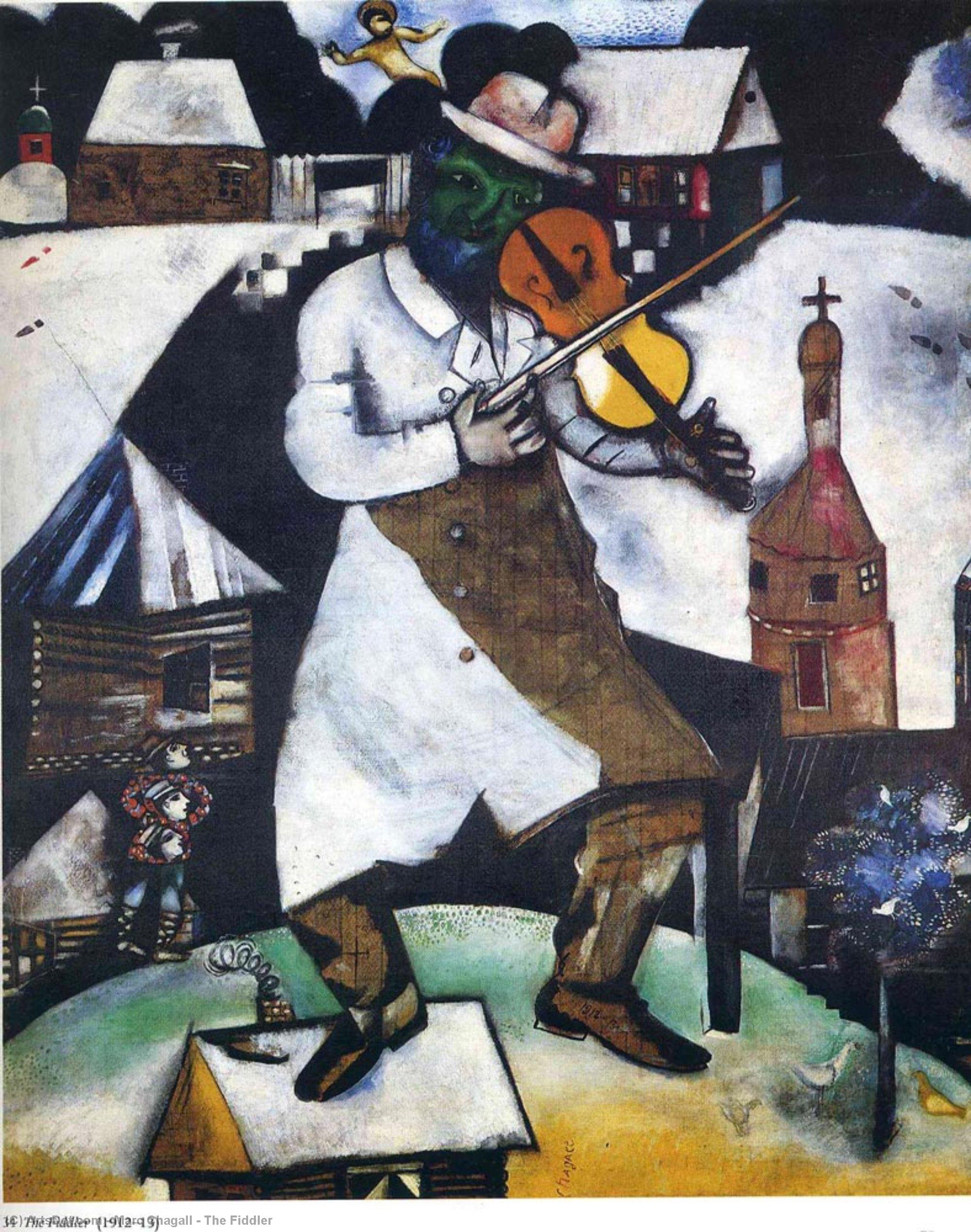 The Fiddler — Марк Шагал