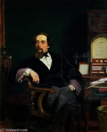 Portrait Of Charles Dickens — Уильям Пауэлл Фритх