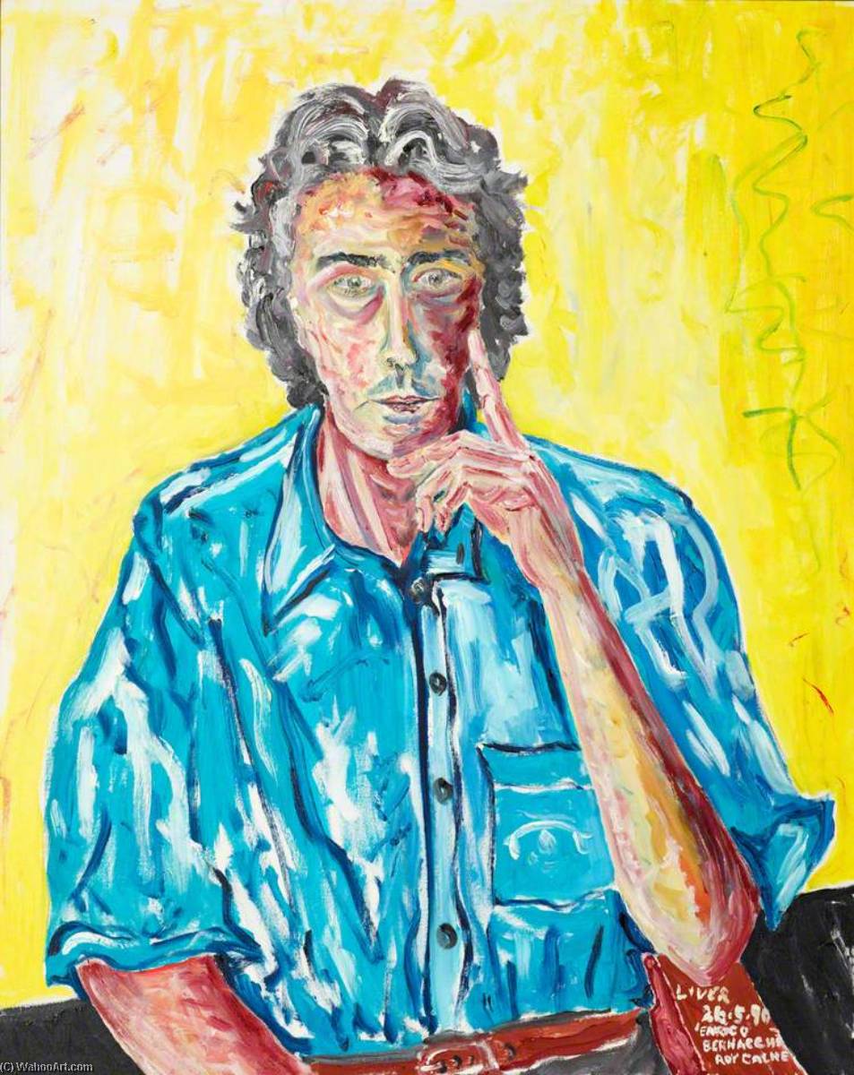 Man In Blue Shirt, 'enrico Bernacchi' — Roy Yorke Calne