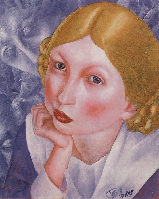 Portrait Of Ria (portrait Of A.a. Kholopova) — Kuzma Petrov-vodkin