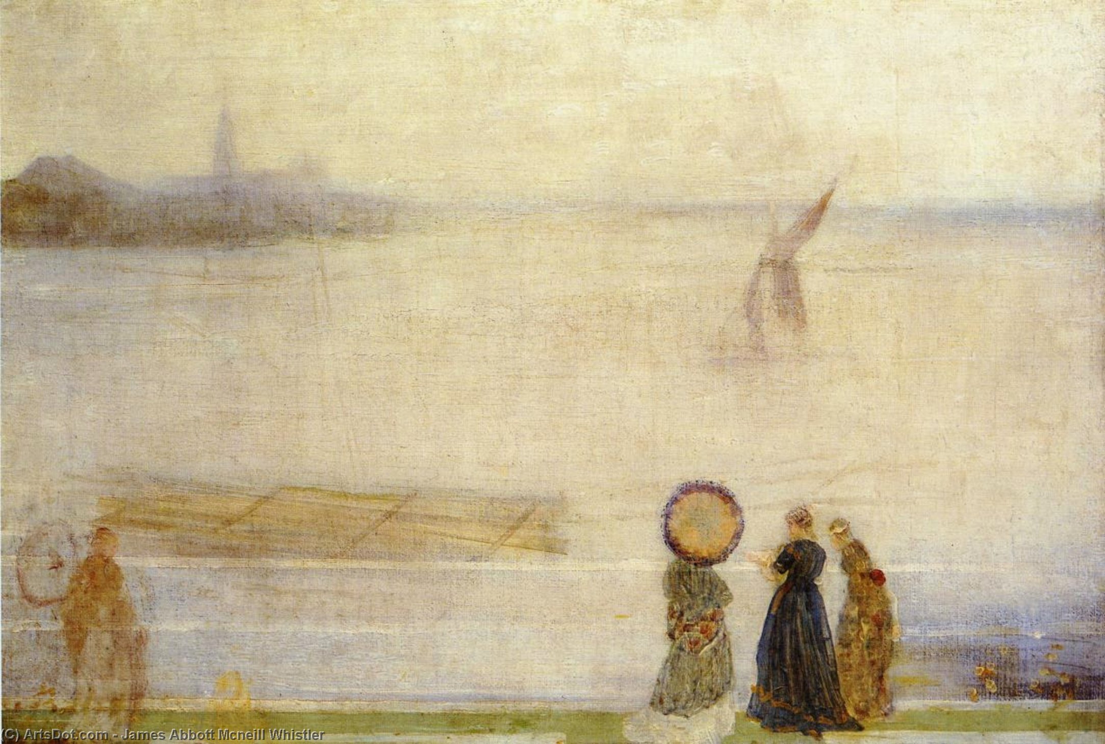 Battersea Reach From Lindsey Houses — Džejms Abbot Meknil Visler