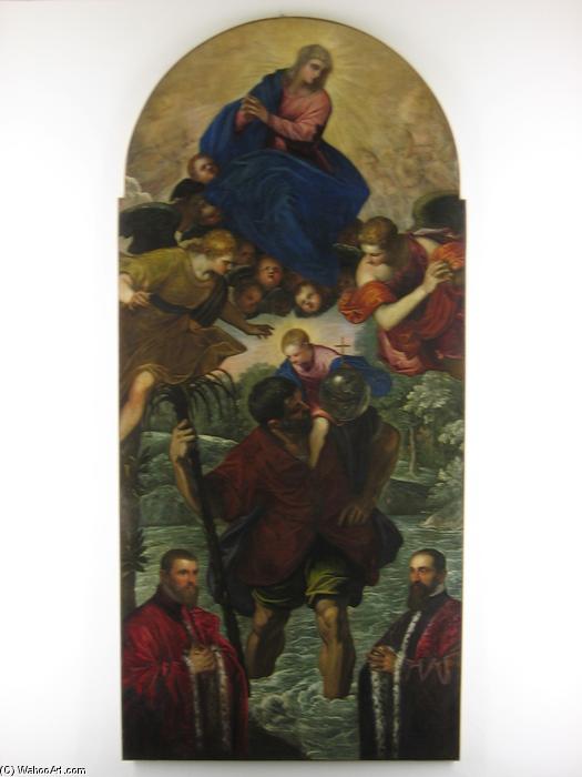 St. Christopher — Тинторетто