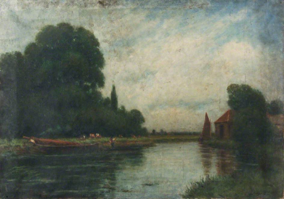 River Scene — Arthur George Bell