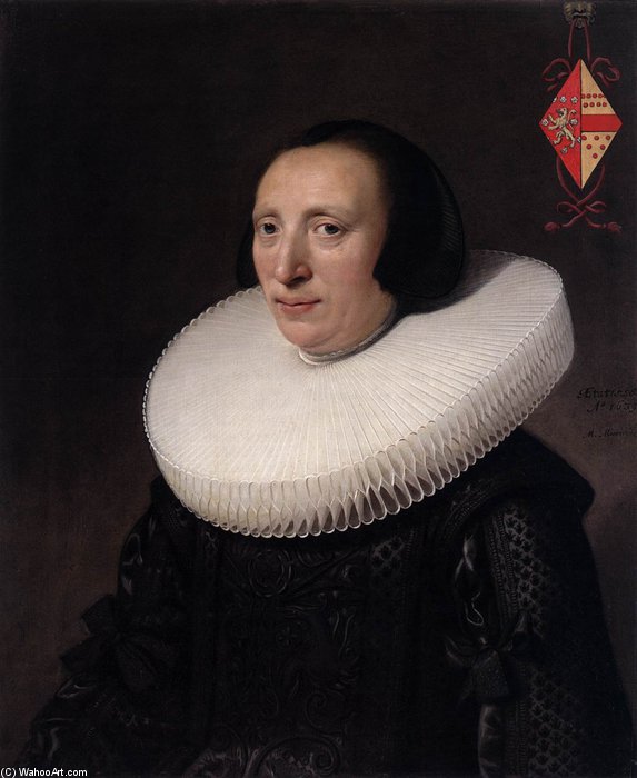 Margarthe Van Clootwijk, Wife Of Jacob Van Dalen — Michiel Jansz Van Miereveld