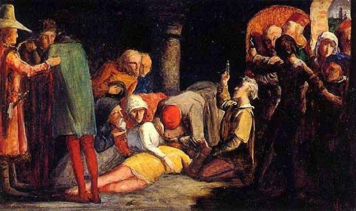 The Death Of Romeo And Juliet — Sir John Everett Millais
